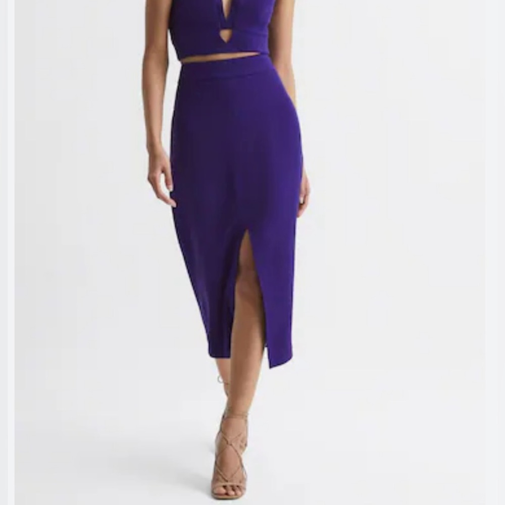 Purple Pencil Skirt